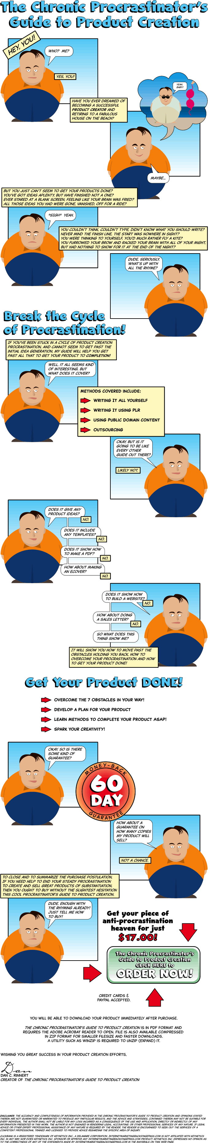 The Chronic Procrastinator's Guide to Product Creation